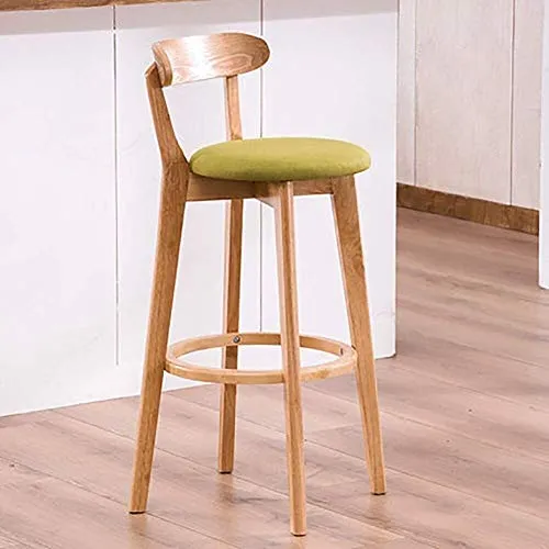 Suge Sgabelli da Bar, Colazione Pianale da Cucina sedie Moderne Minimalist Bar Stool - Spessa Schienale e Cuscino - Telaio...