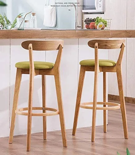 Suge Sgabelli da Bar, Colazione Pianale da Cucina sedie Moderne Minimalist Bar Stool - Spessa Schienale e Cuscino - Telaio...