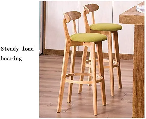 Suge Sgabelli da Bar, Colazione Pianale da Cucina sedie Moderne Minimalist Bar Stool - Spessa Schienale e Cuscino - Telaio...
