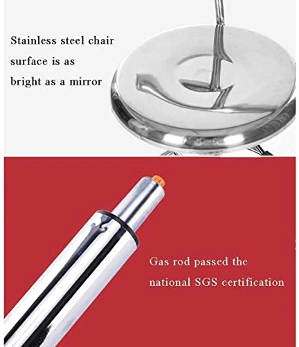 Suge Sgabelli da Colazione Cucina Sollevamento Sgabelli Chrome Sgabelli Stoolwith Schienale Regolabile Girevole Bar sgabel...