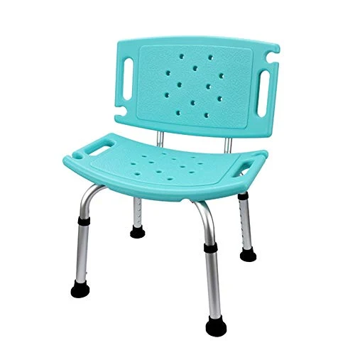 Sgabello da Doccia Pieghevole per Sedia da Bagno Sedile 5 Sgabelli da Doccia Regolabili Altezza per disabili/Elder/Incinta...