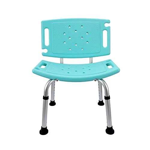 Sgabello da Doccia Pieghevole per Sedia da Bagno Sedile 5 Sgabelli da Doccia Regolabili Altezza per disabili/Elder/Incinta...