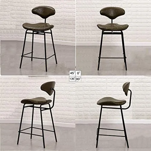 SXRDZ Bar sgabello americano sedia retrò schiena sedia bar nordic bar sgabello sgabello sedia per il tempo libero creativo...