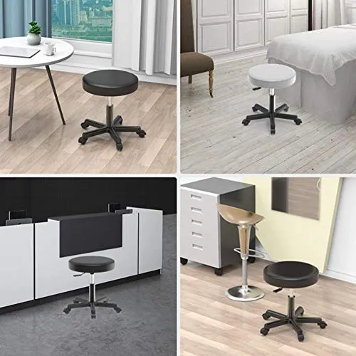 SXRDZ Gambe Sgabello su Ruote, di Bellezza di Massaggio Scopare Sedia Regolabile Girevole Salon Sgabello Manicure Tatuaggi...