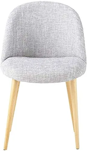 Tavolini da caffé LQ Solido Sedia di Legno di Moda Nordic Schienale Dining Chair Casa Sgabello Moderna Minimalista Tessuto...