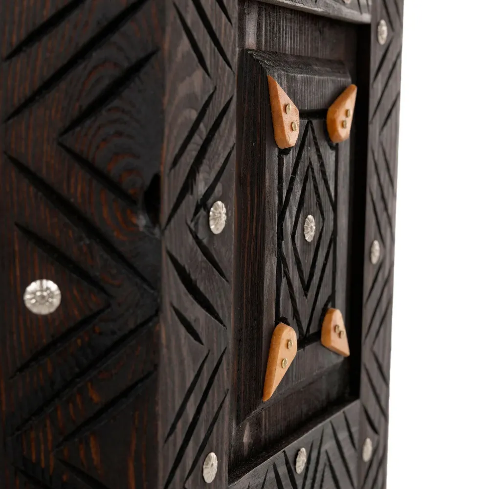 Tavolino arabo legno e osso