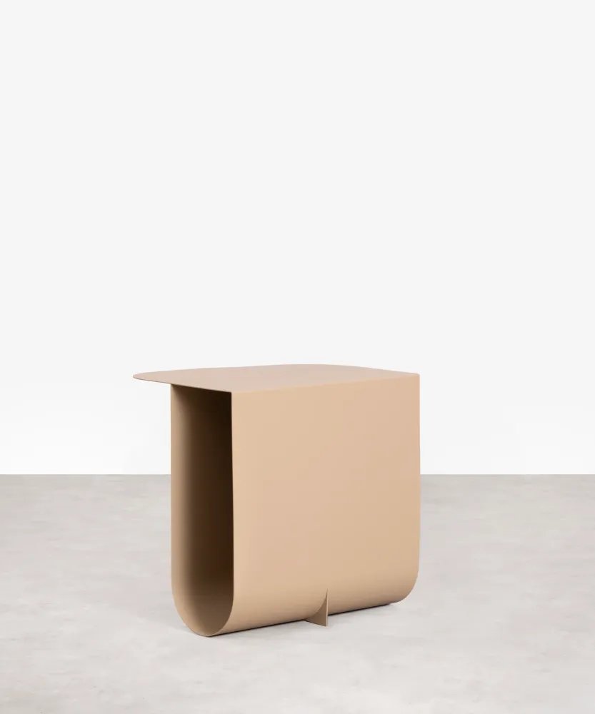 Tavolino laterale metallo Dama (40x30x40 cm)