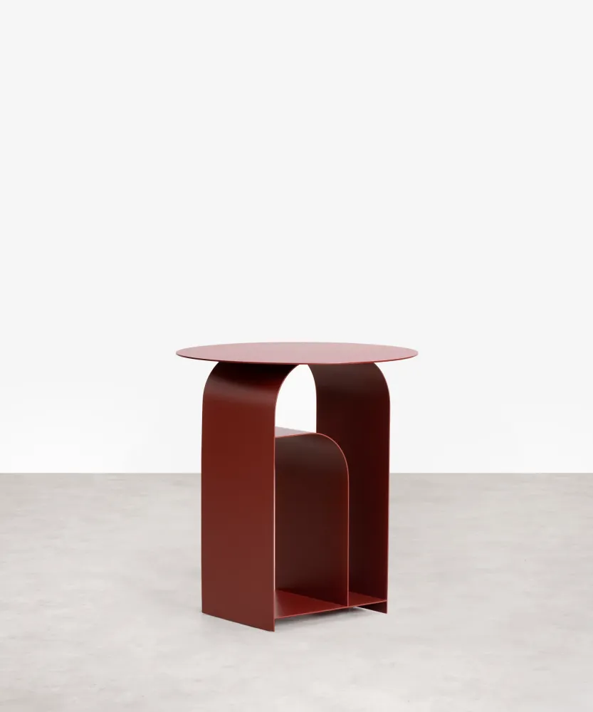 Tavolino laterale metallo Terra (38x43 cm)
