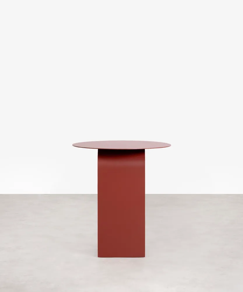 Tavolino laterale metallo Terra (38x43 cm)
