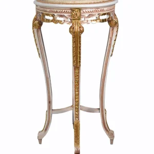 TAVOLINO LATERALE ROCOCO TAVOLINO FIORITO TAVOLINO BAROCCO TAVOLINO COMODINO ANTICO