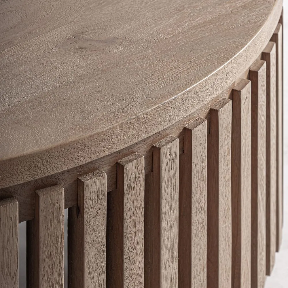 Tavolino living rotondo