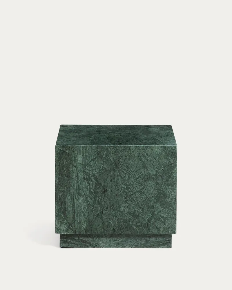 Tavolino Sorein marmo verde, 40 x 40 cm