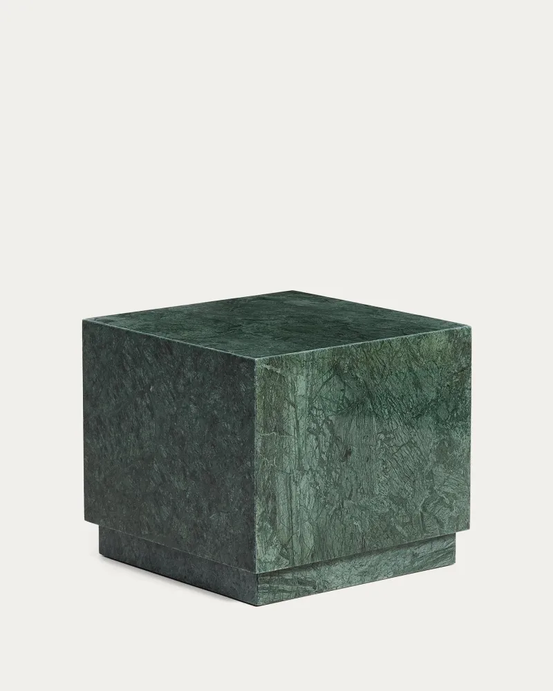 Tavolino Sorein marmo verde, 40 x 40 cm