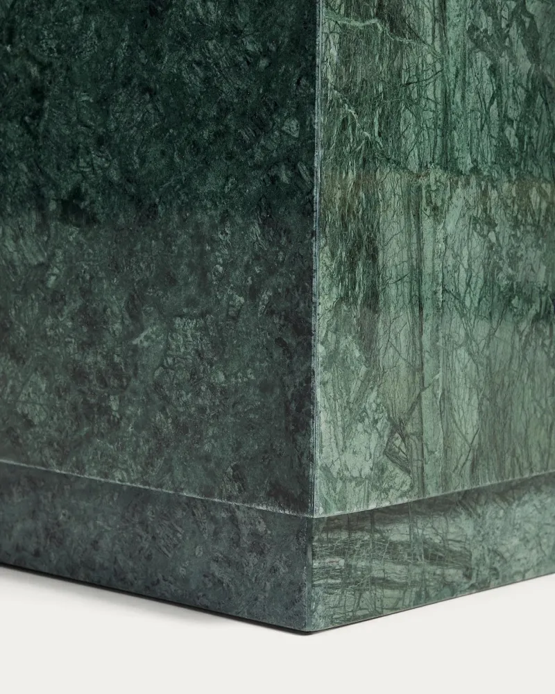 Tavolino Sorein marmo verde, 40 x 40 cm