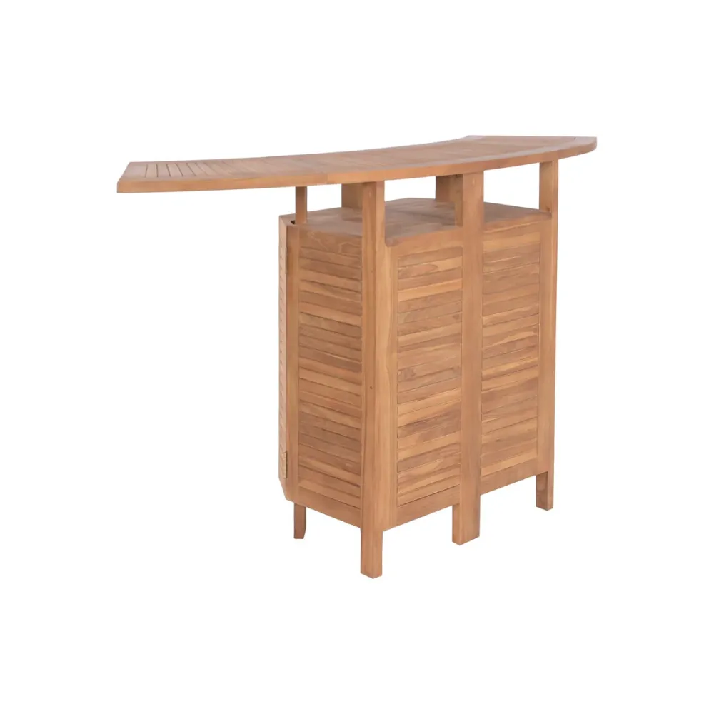 Tavolo con 2 sedie Home ESPRIT Teca 95 X 70 X 108 CM