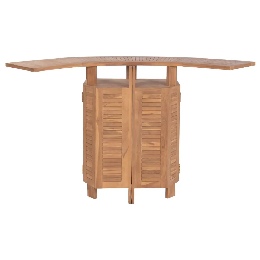 Tavolo con 2 sedie Home ESPRIT Teca 95 X 70 X 108 CM
