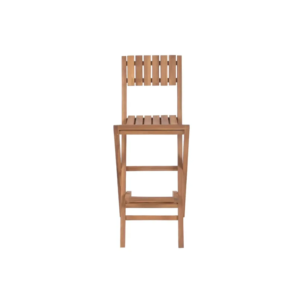 Tavolo con 2 sedie Home ESPRIT Teca 95 X 70 X 108 CM