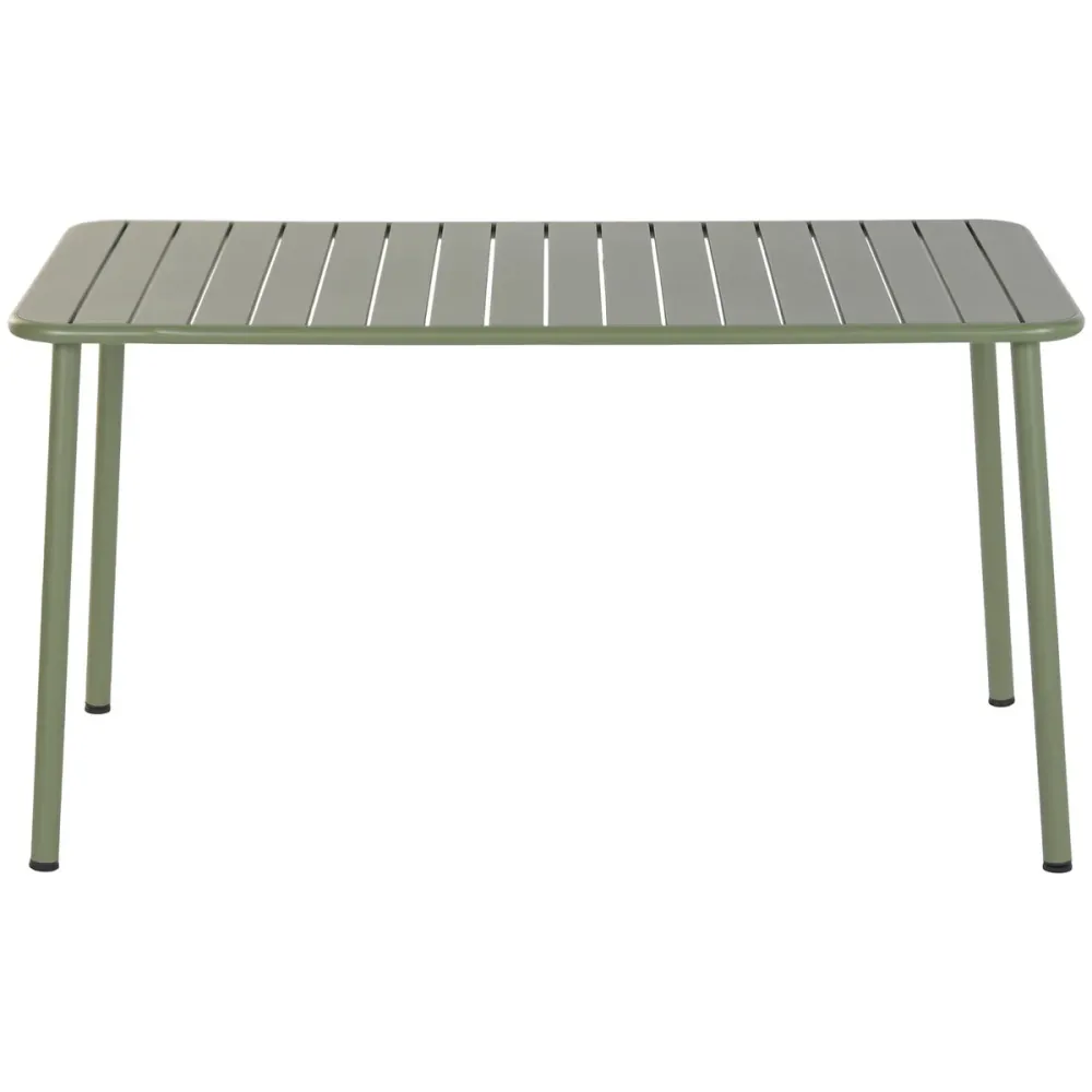 Tavolo con 4 sedie Home ESPRIT Verde polipropilene Ferro 140 x 70 x 75 cm