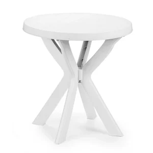 Tavolo Don Resina Bianco 70x70x72 Cm