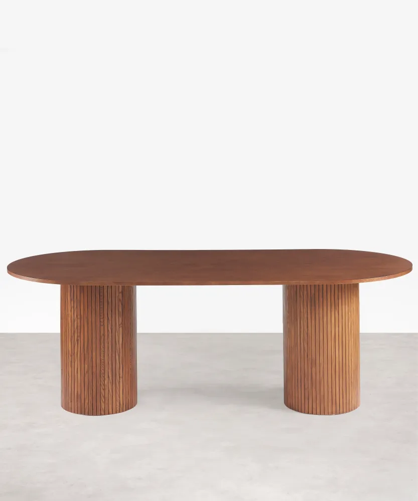 Tavolo da pranzo legno Eunice (220x100 cm)