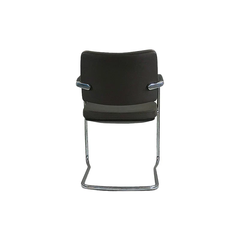 Boss Design: Sedia da riunione Pro Cantilever pelle nera - Ricondizionata