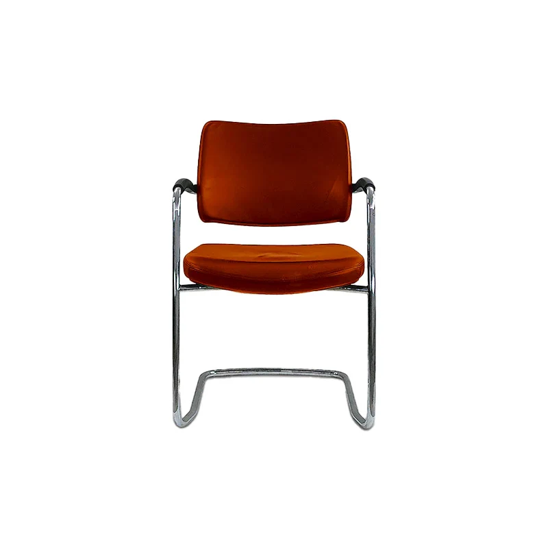 Boss Design: Sedia da riunione Pro Cantilever pelle marrone chiaro - Ricondizionata