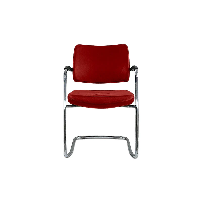 Boss Design: Sedia da riunione Pro Cantilever tessuto rosso - Ricondizionata