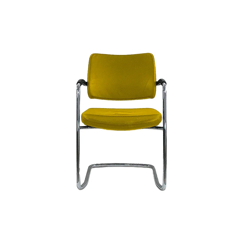 Boss Design: Sedia da riunione Pro Cantilever tessuto giallo - Ricondizionata