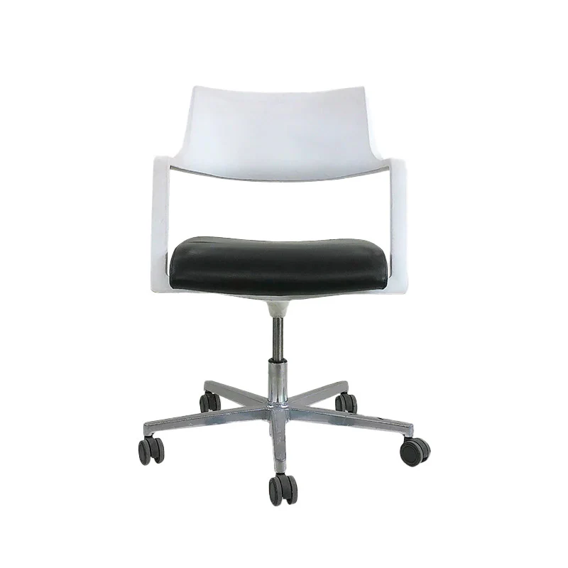 Brunner: Sedia girevole Tempuro 6353/ pelle nera - Ricondizionata