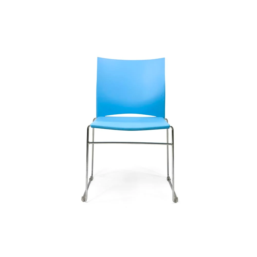 Herman Miller: Sedia impilabile Pronta blu - Ricondizionata