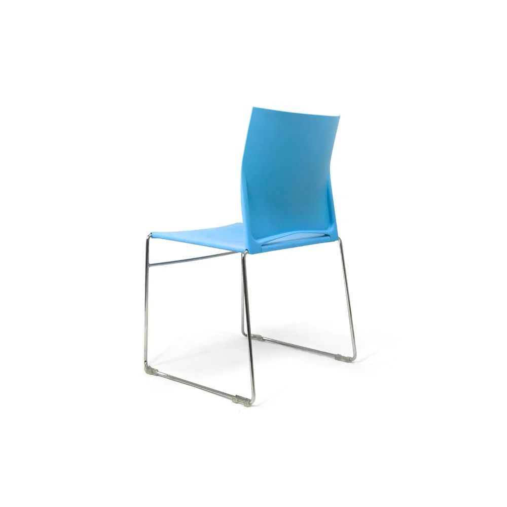 Herman Miller: Sedia impilabile Pronta blu - Ricondizionata