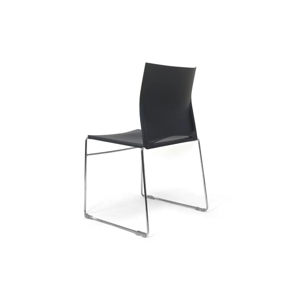 Herman Miller: Sedia impilabile Pronta nera - Ricondizionata