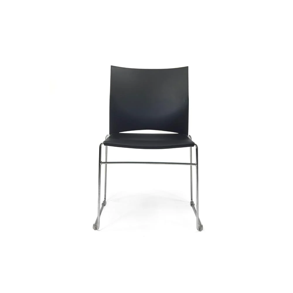 Herman Miller: Sedia impilabile Pronta nera - Ricondizionata