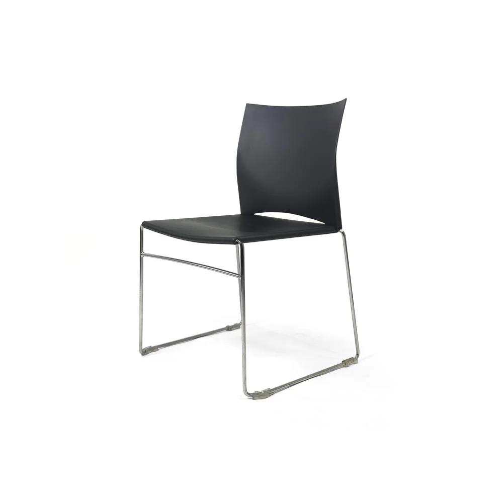 Herman Miller: Sedia impilabile Pronta nera - Ricondizionata