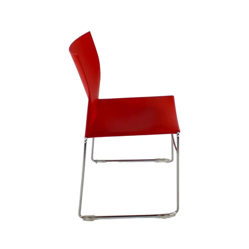 Herman Miller: Sedia impilabile Pronta rosso - Ricondizionata