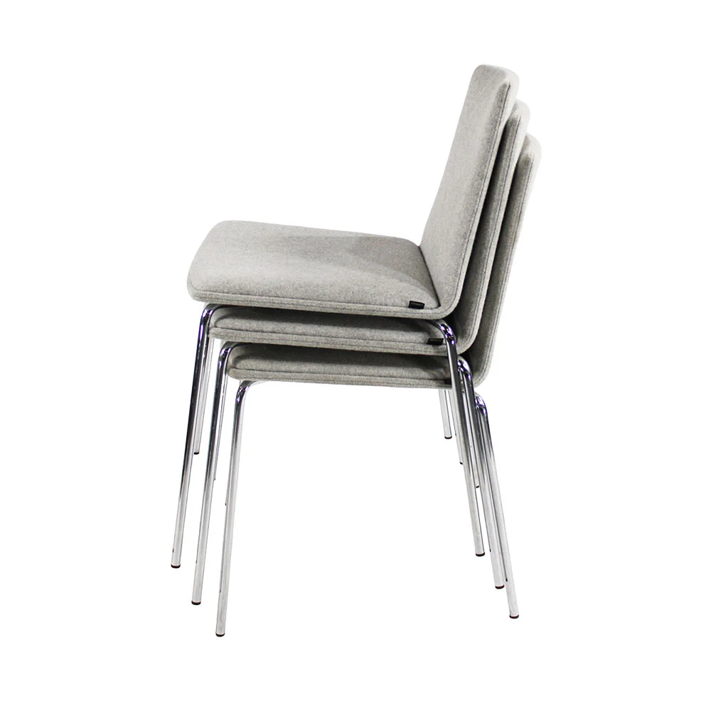 Steelcase: Sedia impilabile Coalesse tessuto grigio - Ricondizionata