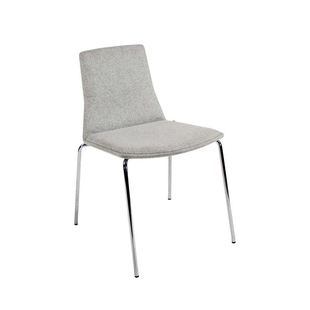 Steelcase: Sedia impilabile Coalesse tessuto grigio - Ricondizionata