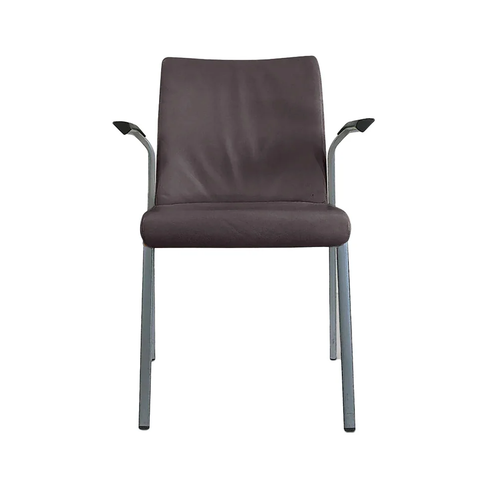 Steelcase: Sedia impilabile tessuto grigio - Ristrutturata
