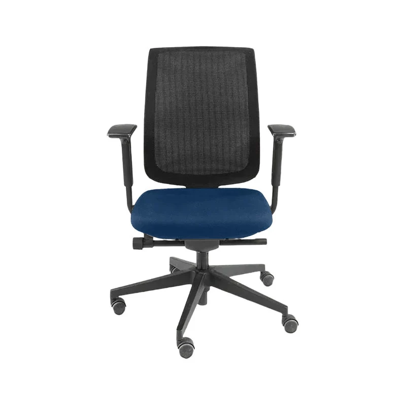 Steelcase: Sedia da ufficio Reply con schienale rete tessuto blu - Ricondizionata