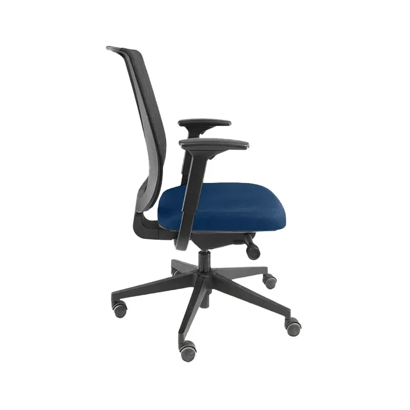 Steelcase: Sedia da ufficio Reply con schienale rete tessuto blu - Ricondizionata