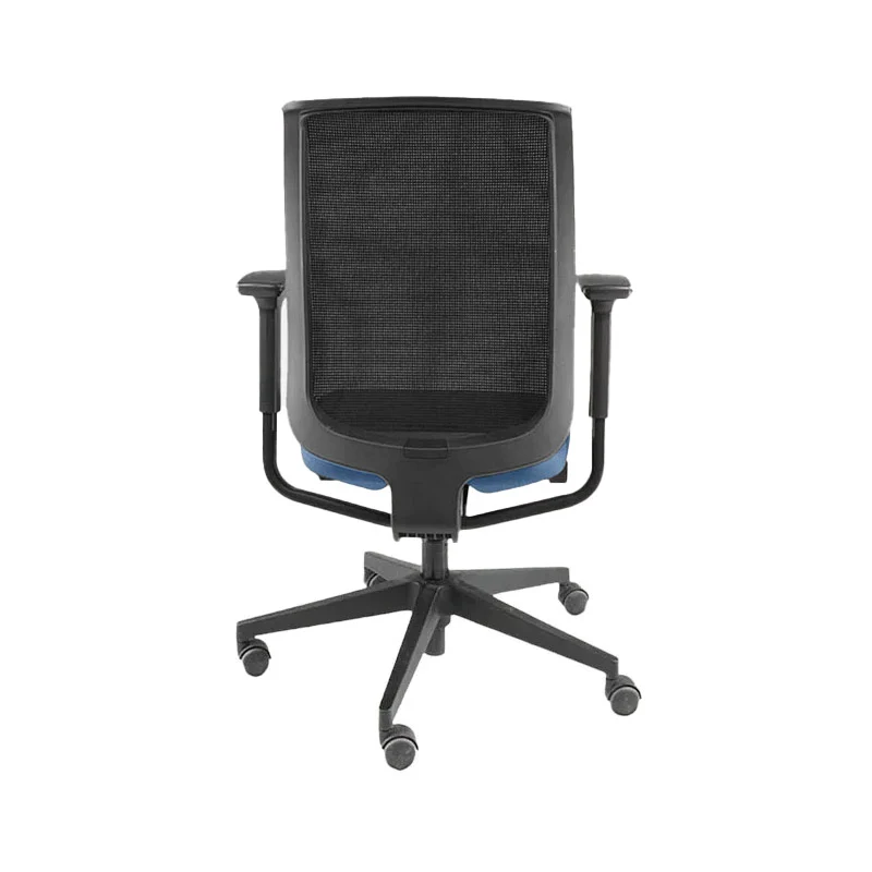 Steelcase: Sedia da ufficio Reply con schienale rete tessuto blu - Ricondizionata