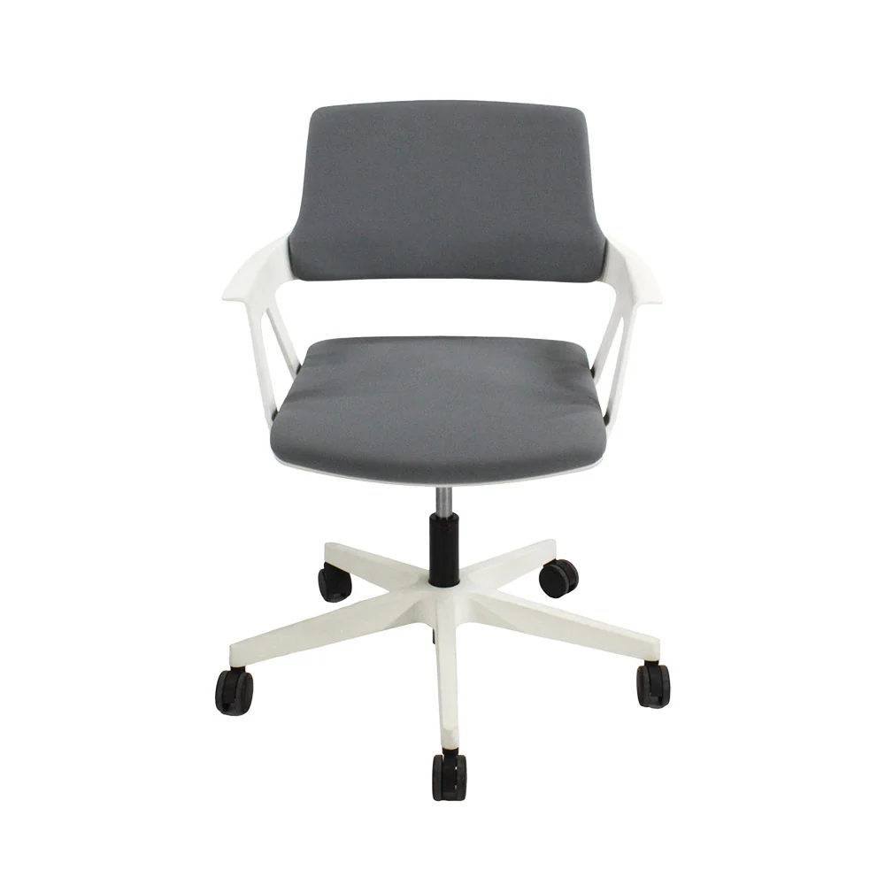 Steelcase: QiVi - Sedia da riunione tessuto grigio - Ristrutturata