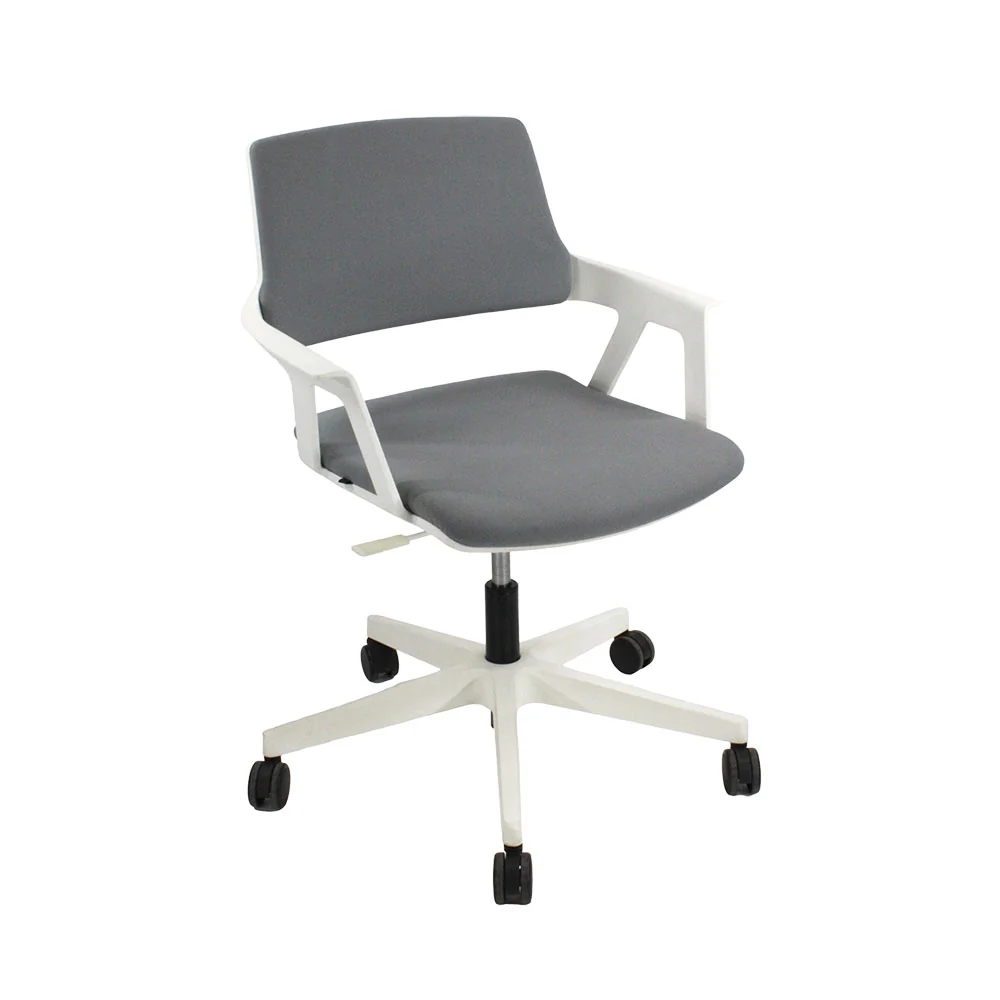 Steelcase: QiVi - Sedia da riunione tessuto grigio - Ristrutturata
