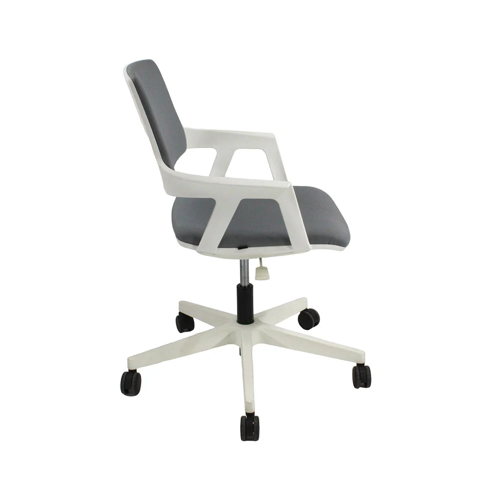 Steelcase: QiVi - Sedia da riunione tessuto grigio - Ristrutturata