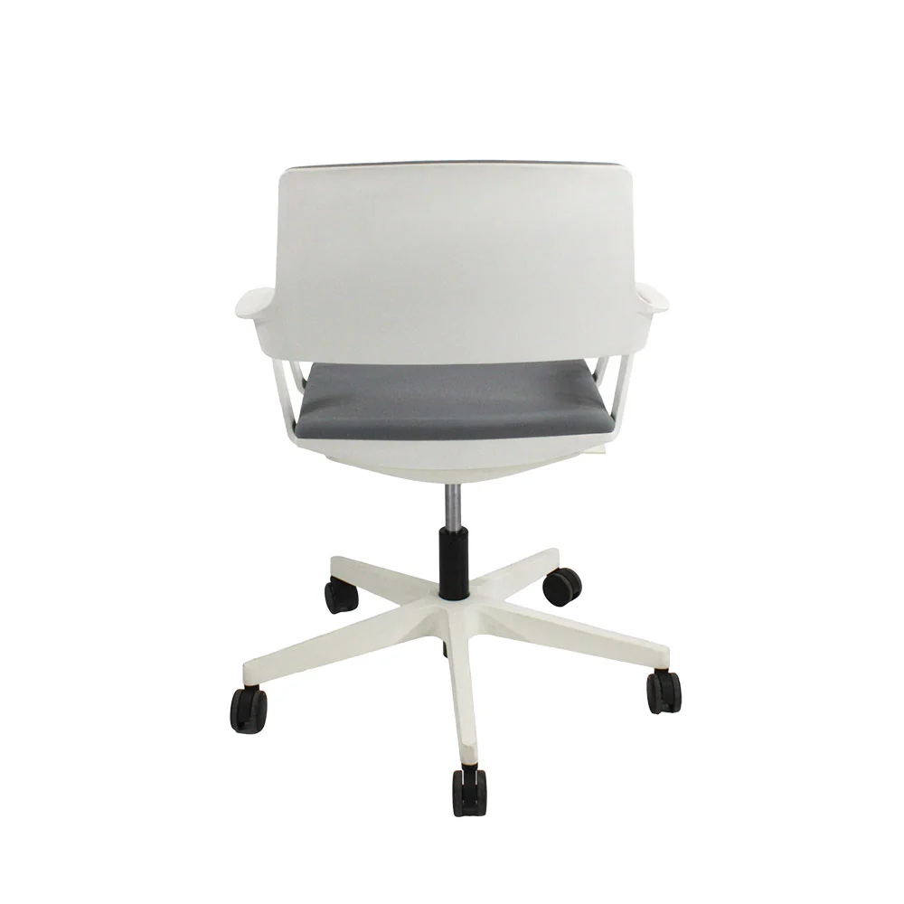 Steelcase: QiVi - Sedia da riunione tessuto grigio - Ristrutturata