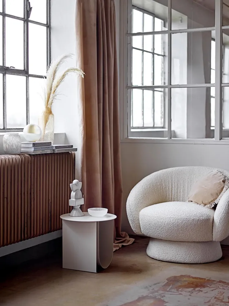 Ted Lounge Chair, Weiá, poliestere