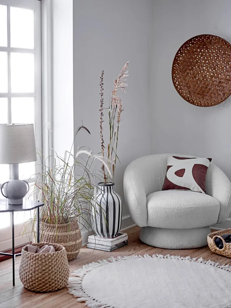 Ted Lounge Chair, Weiá, poliestere