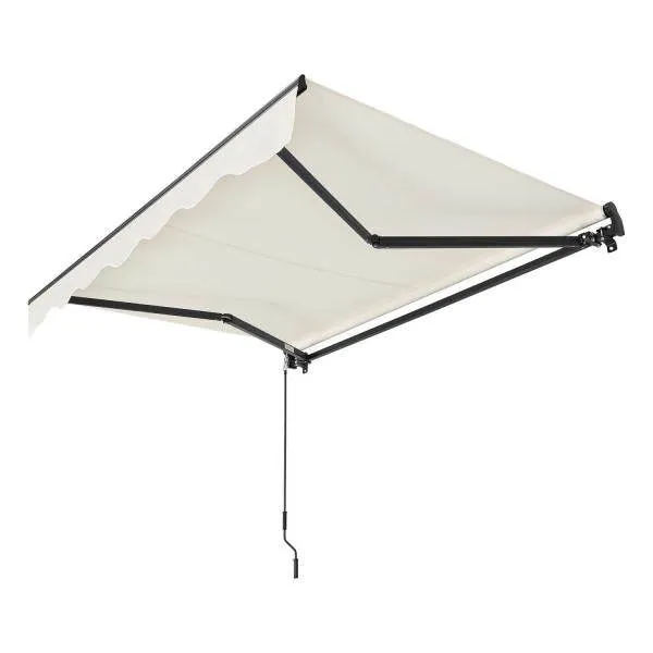Tenda da sole braccio articolato 300 x 250 cm con manovella beige