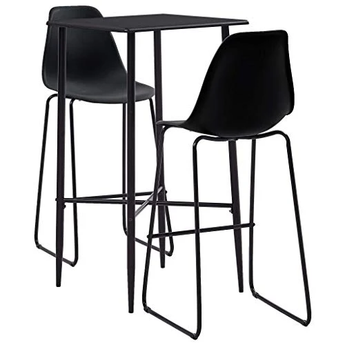 Tidyard Set 3 pz da Bar, Set Tavolino Bar, Set di Mobili per Cucina, Set di Mobili da Balcone, Set Bar per la Casa, Set Ta...