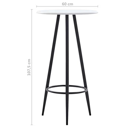 Tidyard Set 3 pz da Bar, Set Tavolino Bar, Set di Mobili per Cucina, Set Bar per la Casa, Set di Mobili da Balcone,Set Tav...